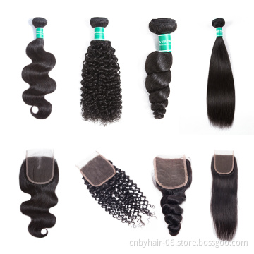 BY HAIR same day shipping weave human hair bundles,virgin Brazilian hair 3 bundles ombre BODY wave bundles with closure